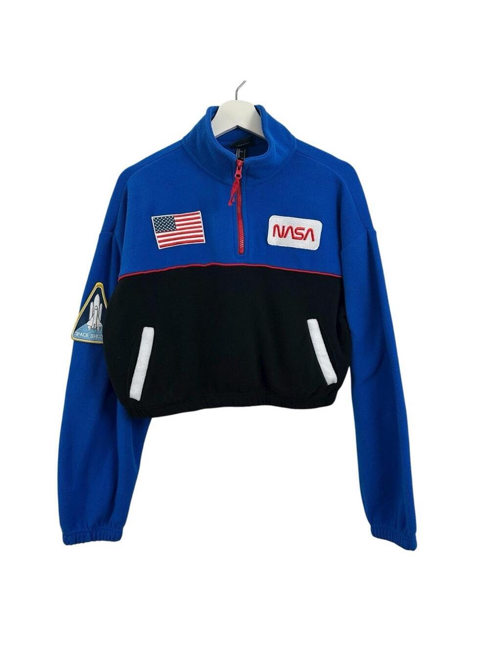 Chemistry Women’s Black Blue NASA Sweatshirt Size S